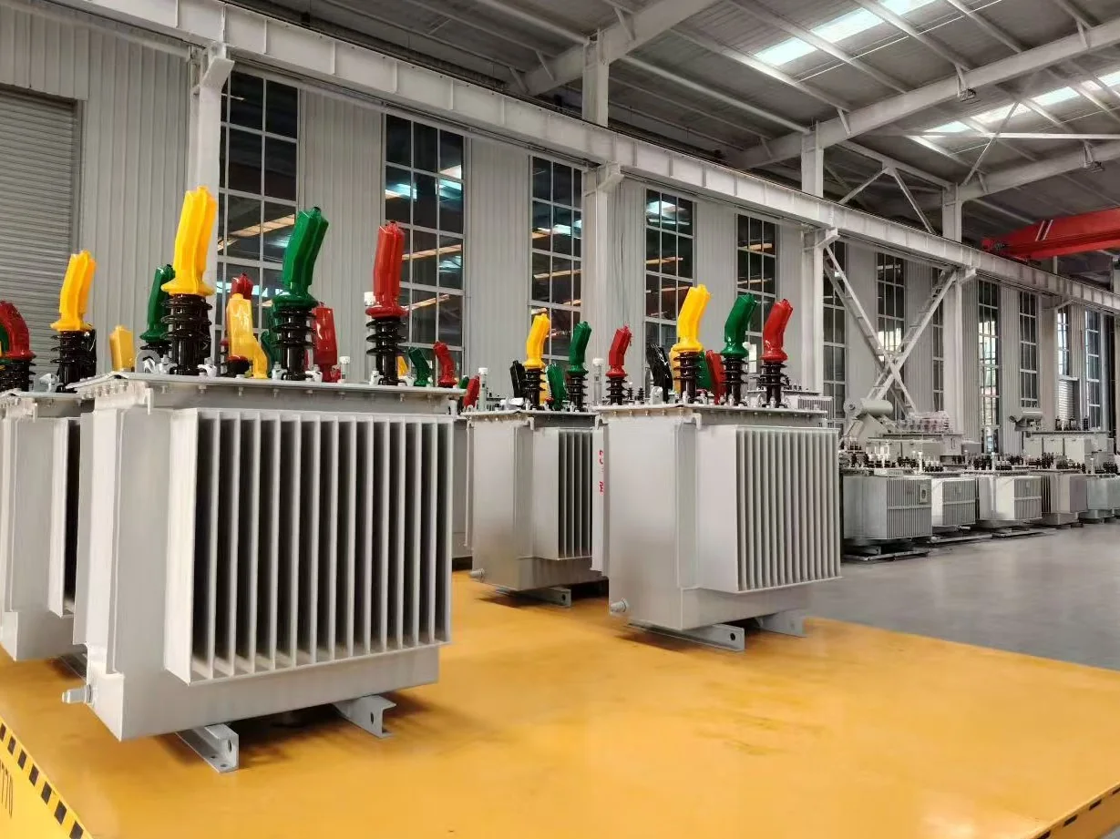 Oil-immersed transformer ready for dispatch